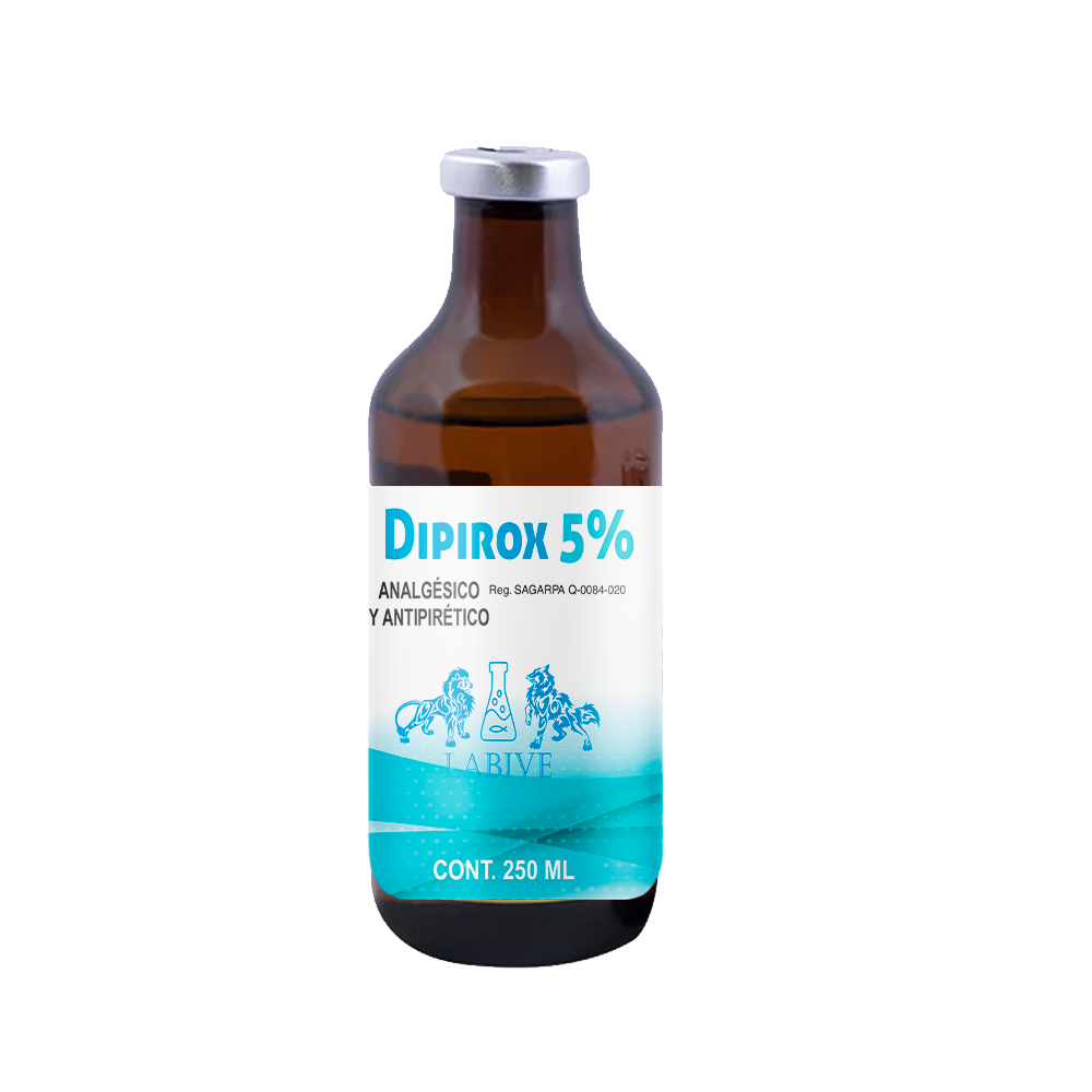 Dipirox 5% Inyectable  Analgésico, Antipirético y Antiinflamatorio para Ganado